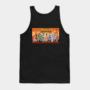 Sholay Cartoon Tank Top